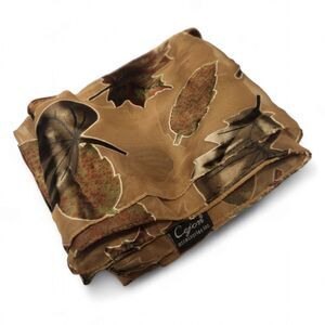 Cejon Silk/ Rayon Scarf, Fall Leaves 60" Long